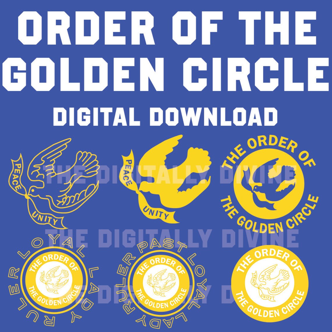 The Order of the Golden Circle Multi-pack PNG JPEG SVG - Etsy
