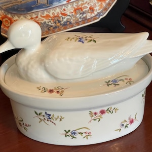 Vintage Cordon Bleu Frieda Collection Oval Duck Casserole Dish