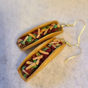 Taco earrings