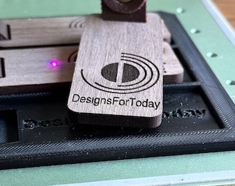 XTOOL F1 jig/fixture for Wooden Key Tags