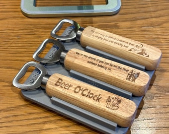 XTOOL F1 jig/fixture for Wood handled bottle openers