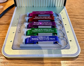 XTOOL F1 jig/fixture for bottle cap openers