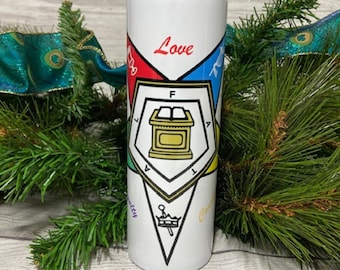 Eastern Star 20 oz Tumbler, Eastern Star Gift, Personalized Eastern Star Tumbler, Eastern Star Skinny Tumbler