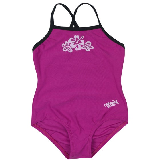 pink and black swimsuit