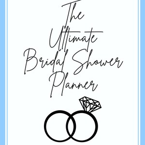 The Ultimate Bridal Shower Planner, Workbook