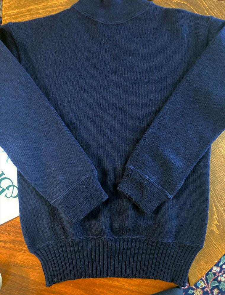 Rare Original 1940s WW2 USN Naval Wool Sweater, Original Label - Etsy