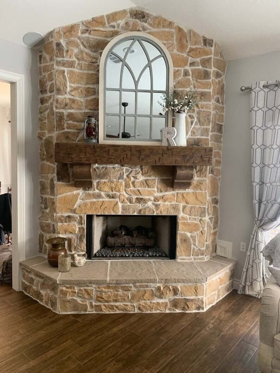 Custom Rustic Chateau Mantel 100-year-old Reclaimed Wood - Etsy Canada