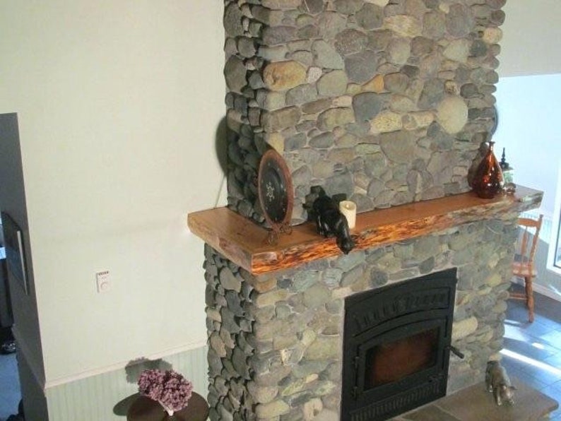 4 X 8 Wrap Around Wood Fireplace Mantel Shelf Etsy