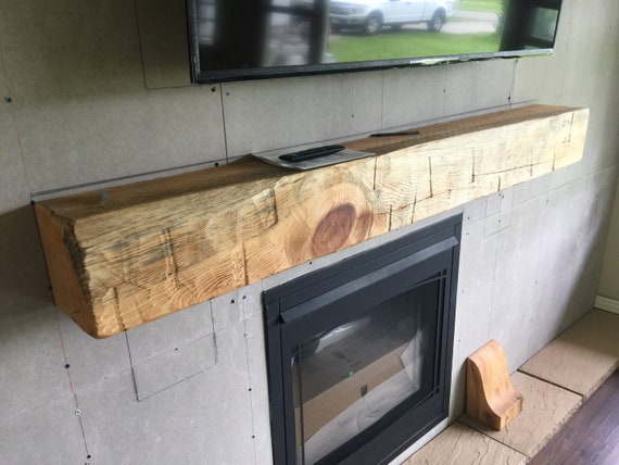 One-of-a-Kind Distressed Wood Fireplace Mantel Select Your - Etsy.de