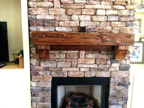 Reclaimed Wood Beam Mantel Rustic 100-year History - Etsy
