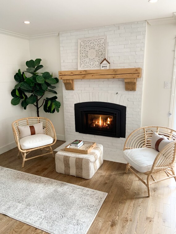 Customizable Antique Wood Beam Mantel 100-year Rustic - Etsy