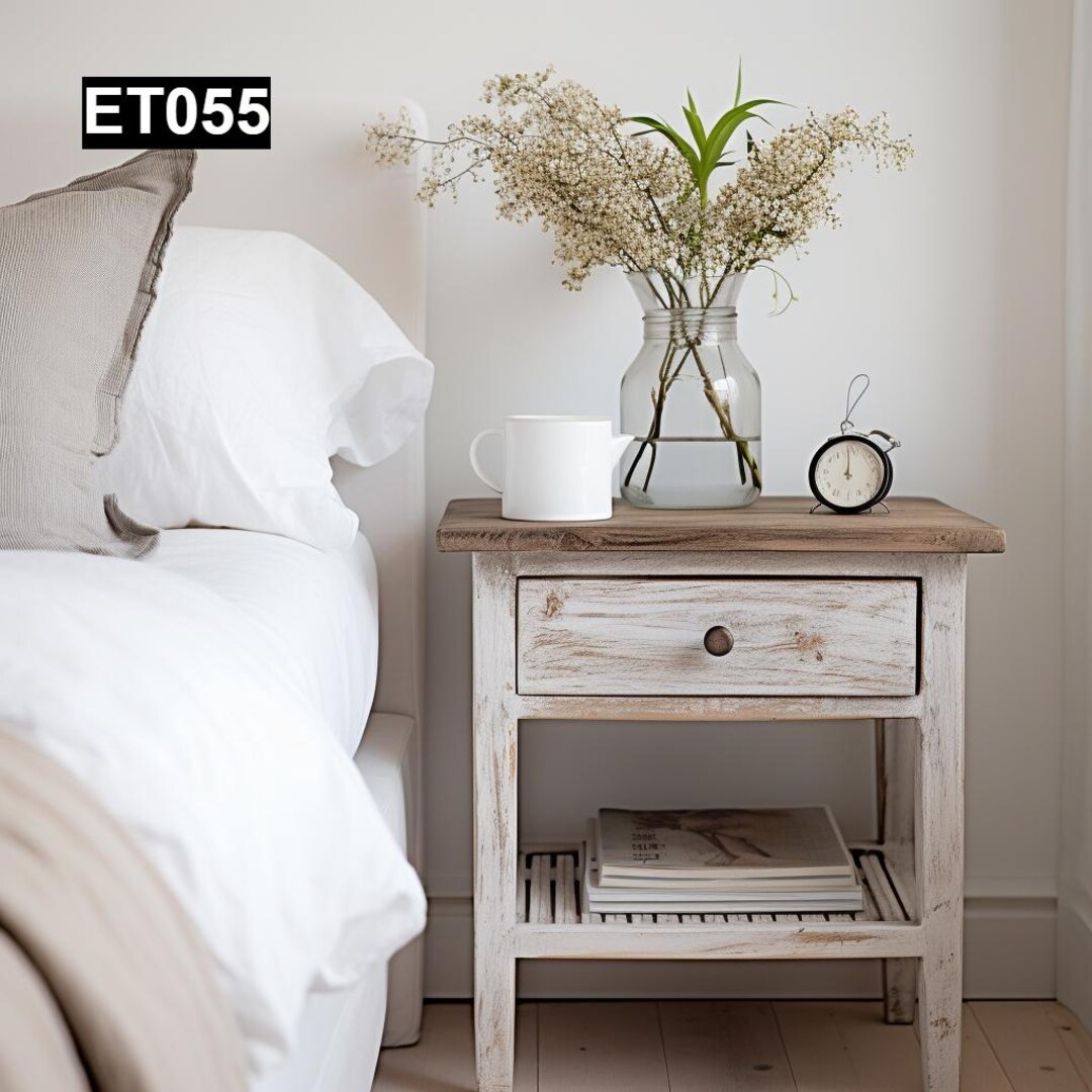 Rustic Reclaimed Wood End Tables ET055 - Etsy