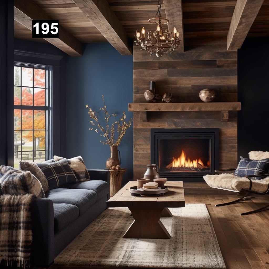 Gorgeous Reclaimed Wood Beam Fireplace Mantel With Wooden Corbels #195 ...