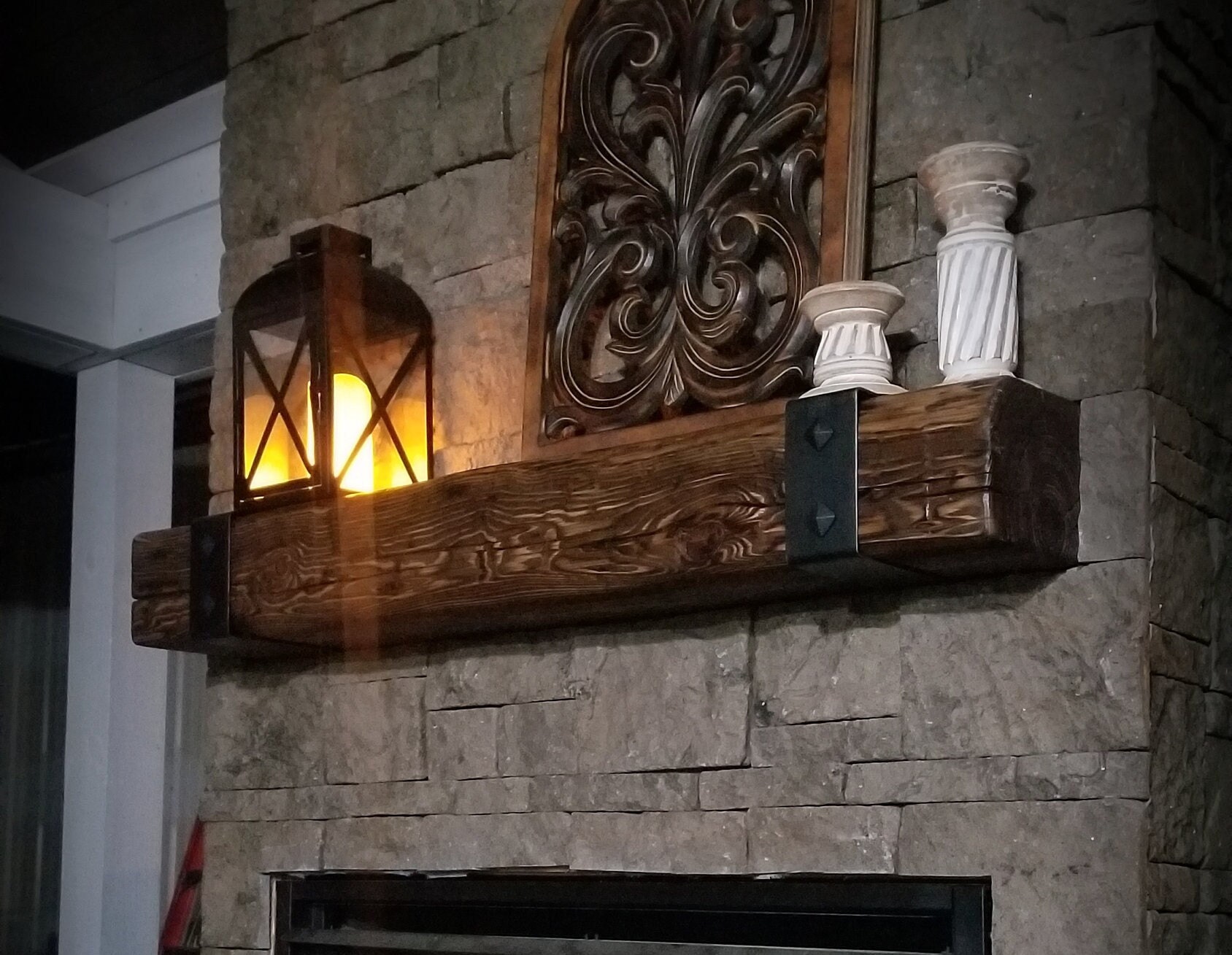 Shop Antique Fireplace Mantel Online - Etsy