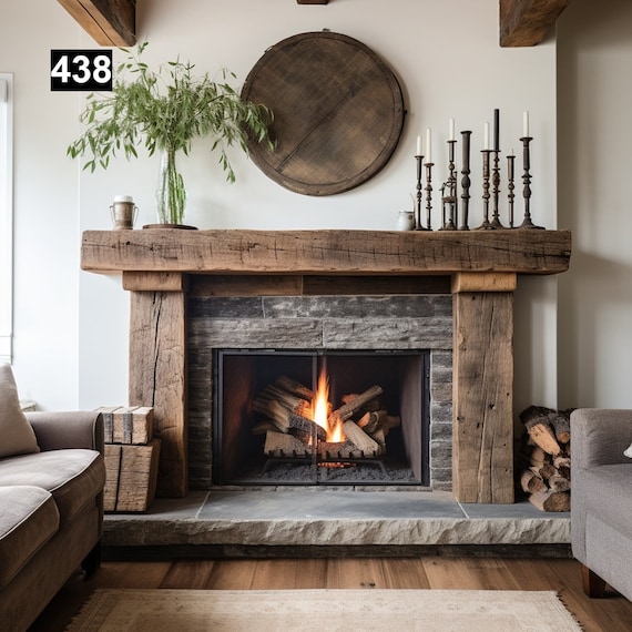 Dorel Grand manteau de cheminée style maison de campagne moderne Farmington dAmeriwood Hom... | Home Depot Canada