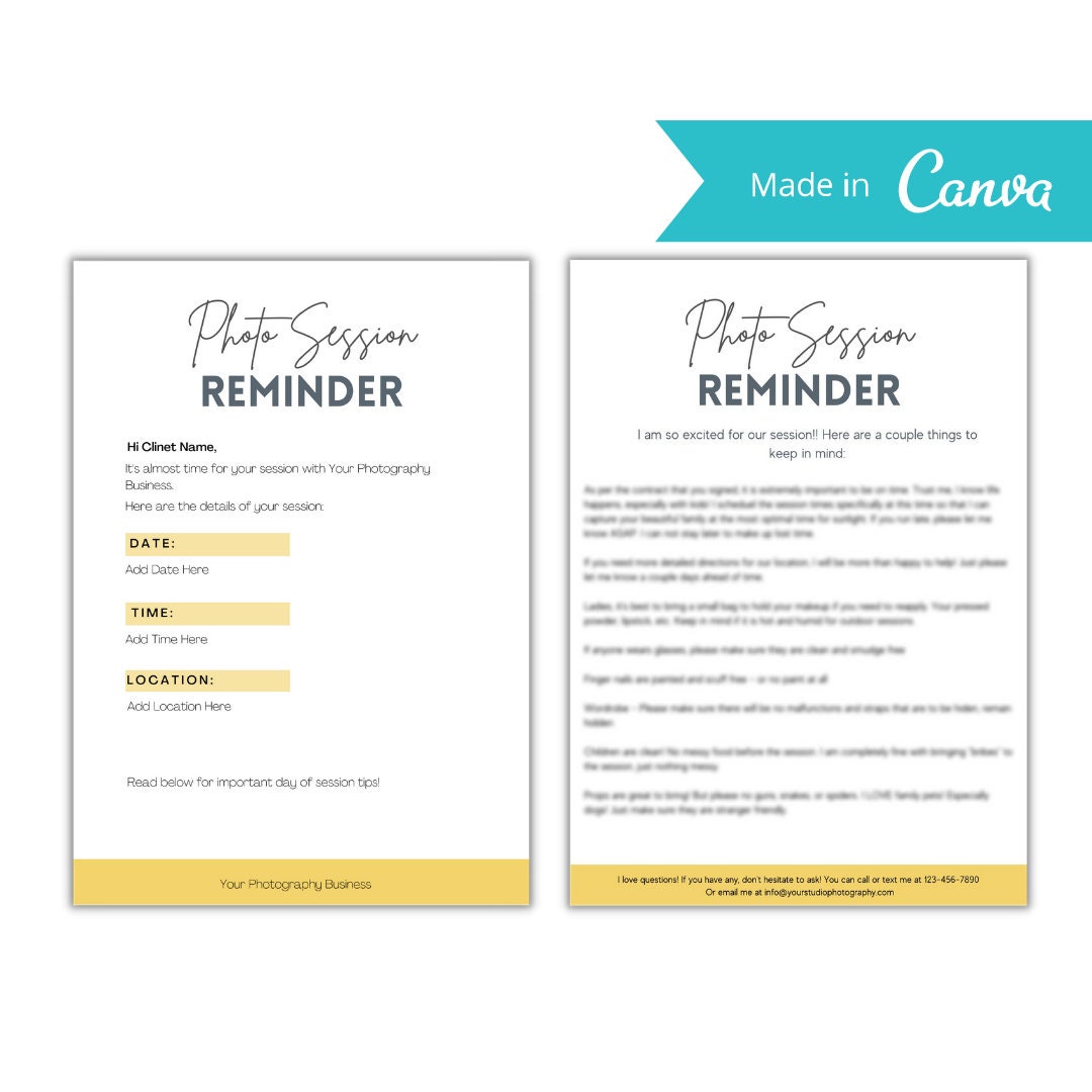 Friendly Reminder Business Appointment Postcards for Clients