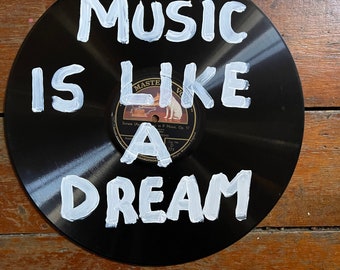 Music is like a dream