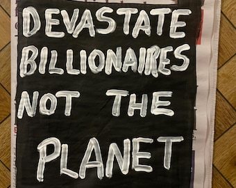 Devastate Billionaires Not The Planet