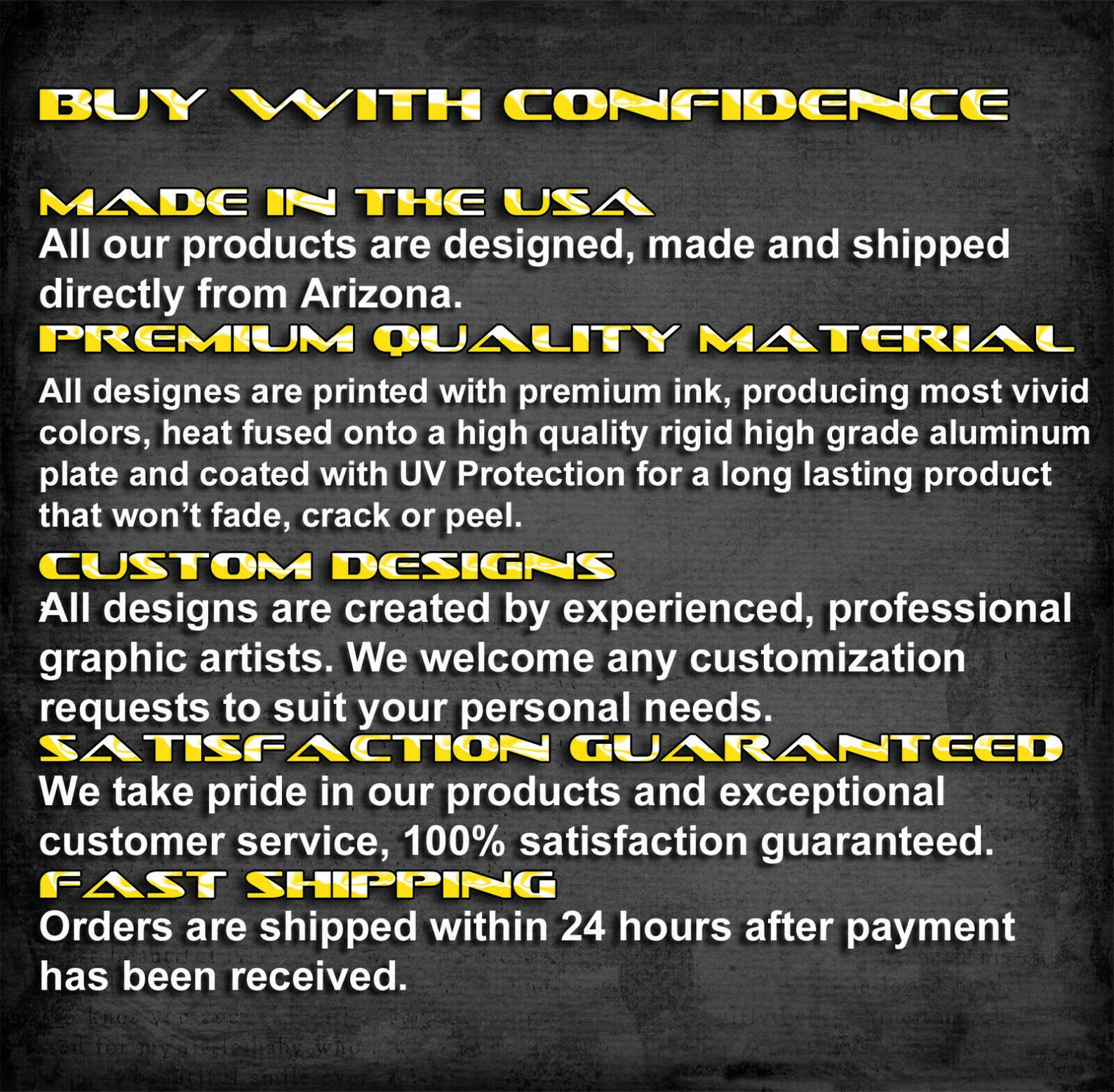 QUIET TEXAS Custom Personalized Aluminum Novelty License Plate Etsy