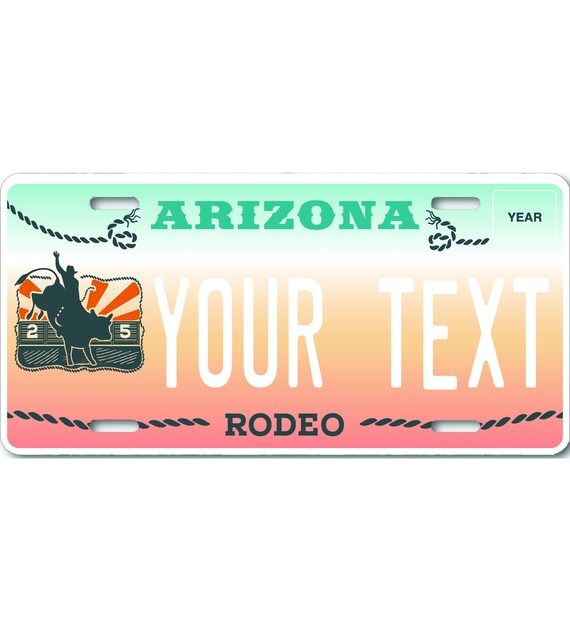 Arizona License Plate Novelty Fridge Magnet