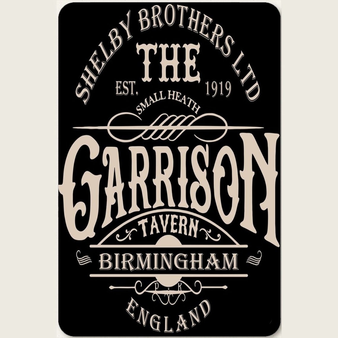 Peaky Blinders Sign The Garrison Tavern Birmingham England - Etsy.de