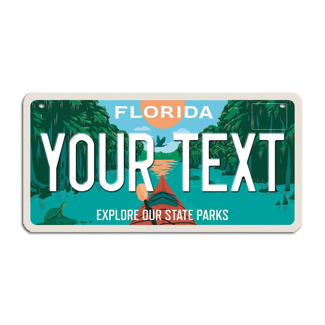 visit your state parks license plate