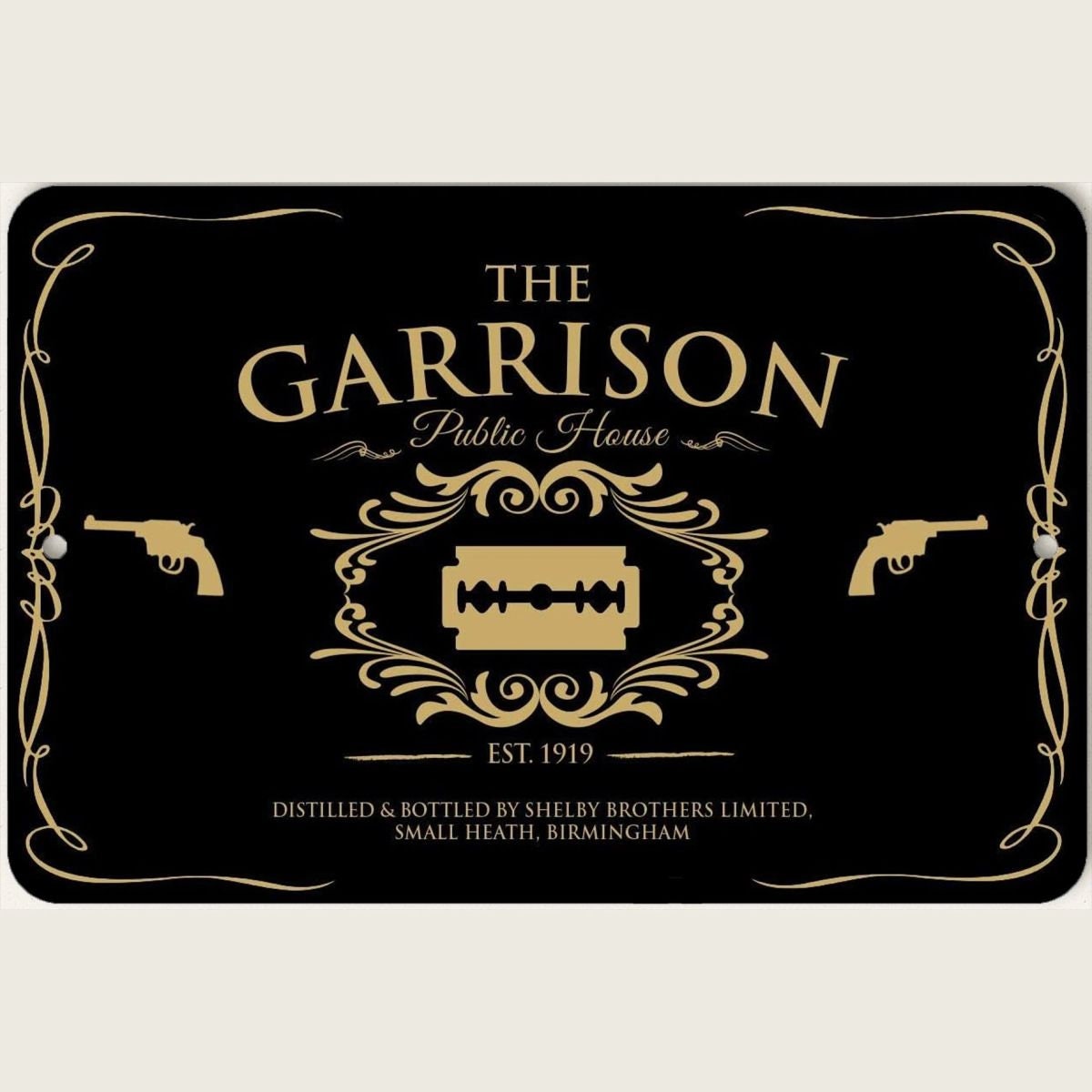 Peaky Blinders Sign the Garrison Public House Shelby Brothers - Etsy