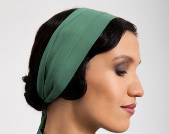 Headband | green | Gatsby Hairpiece | 20s Hair Accessory | Flappergirl | 20th Look | Headpiece | 20s Hairstyle