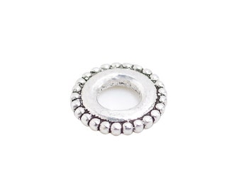 6 Pcs Vintage 925 Sterling Silver Spacer Bead for Jewelry Making