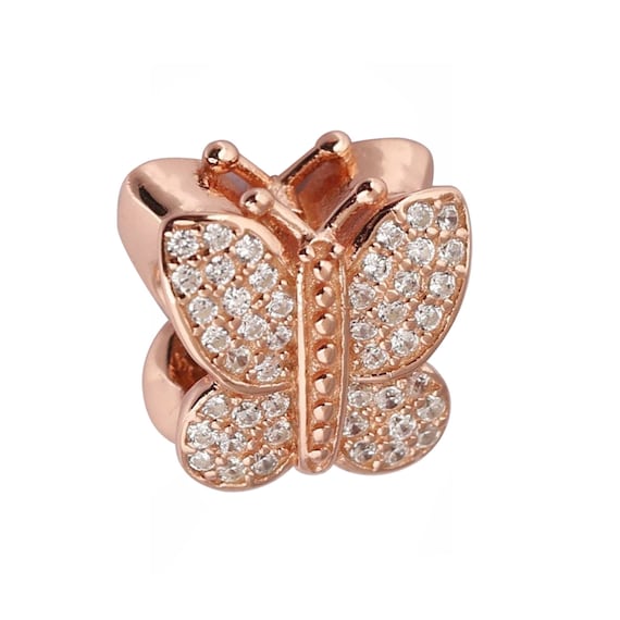 Rose Gold Butterfly 925 Sterling Sliver 