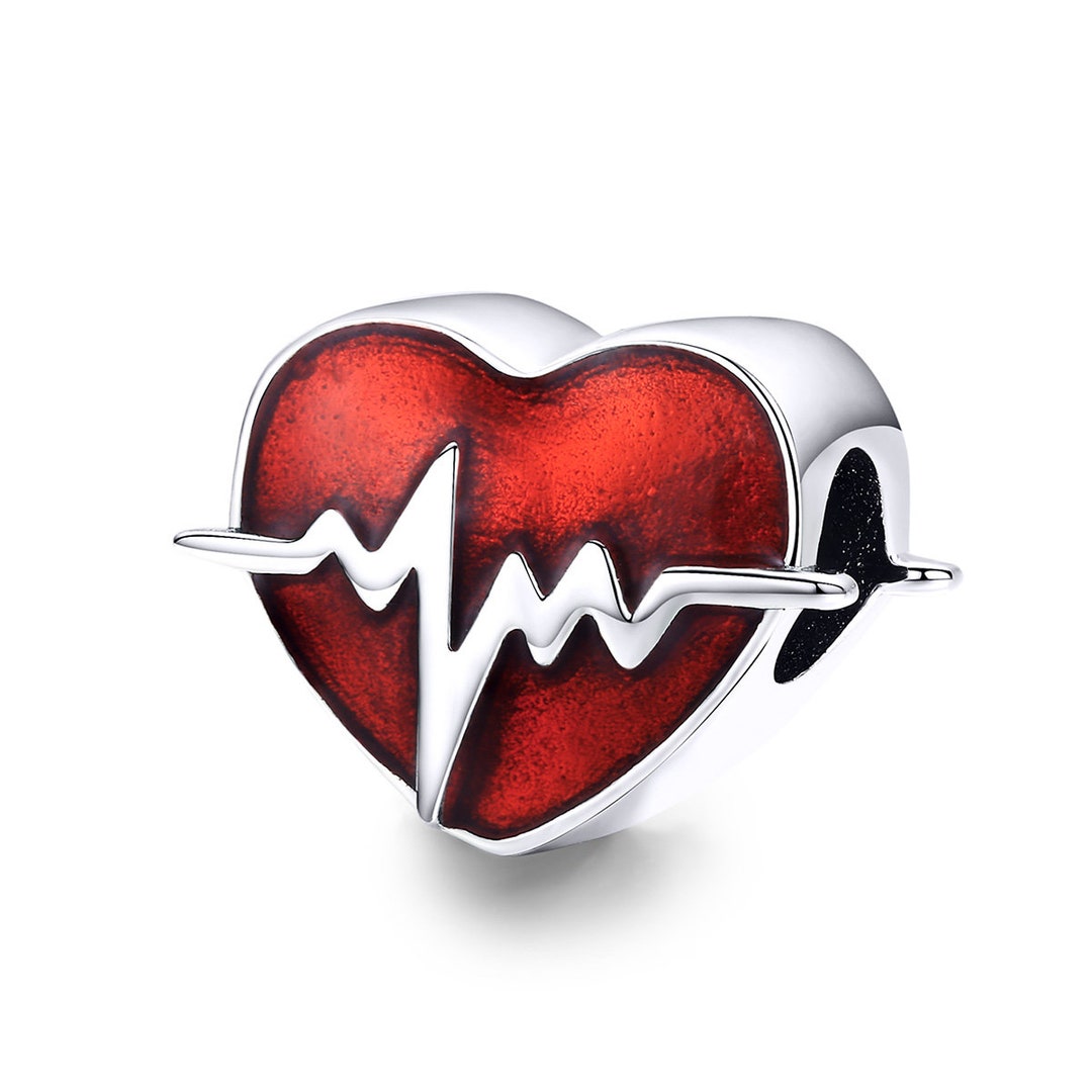 ARTCHARM Heart Safety Chain Charm - 925 Sterling Silver, Fits Pandora Bracelets & Necklaces, Cupid Arrow Design - View #13