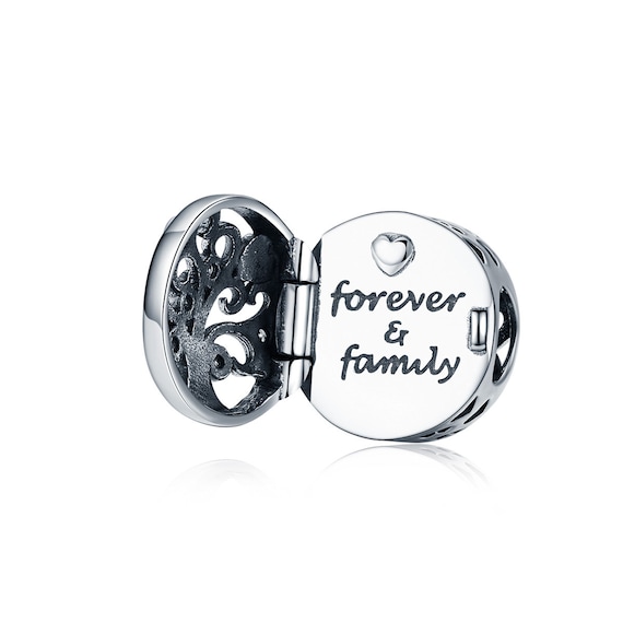 Family Forever 925 Sterling Silver European Bead Charm Family Forever 925 Sterling Silver European Bead Charm