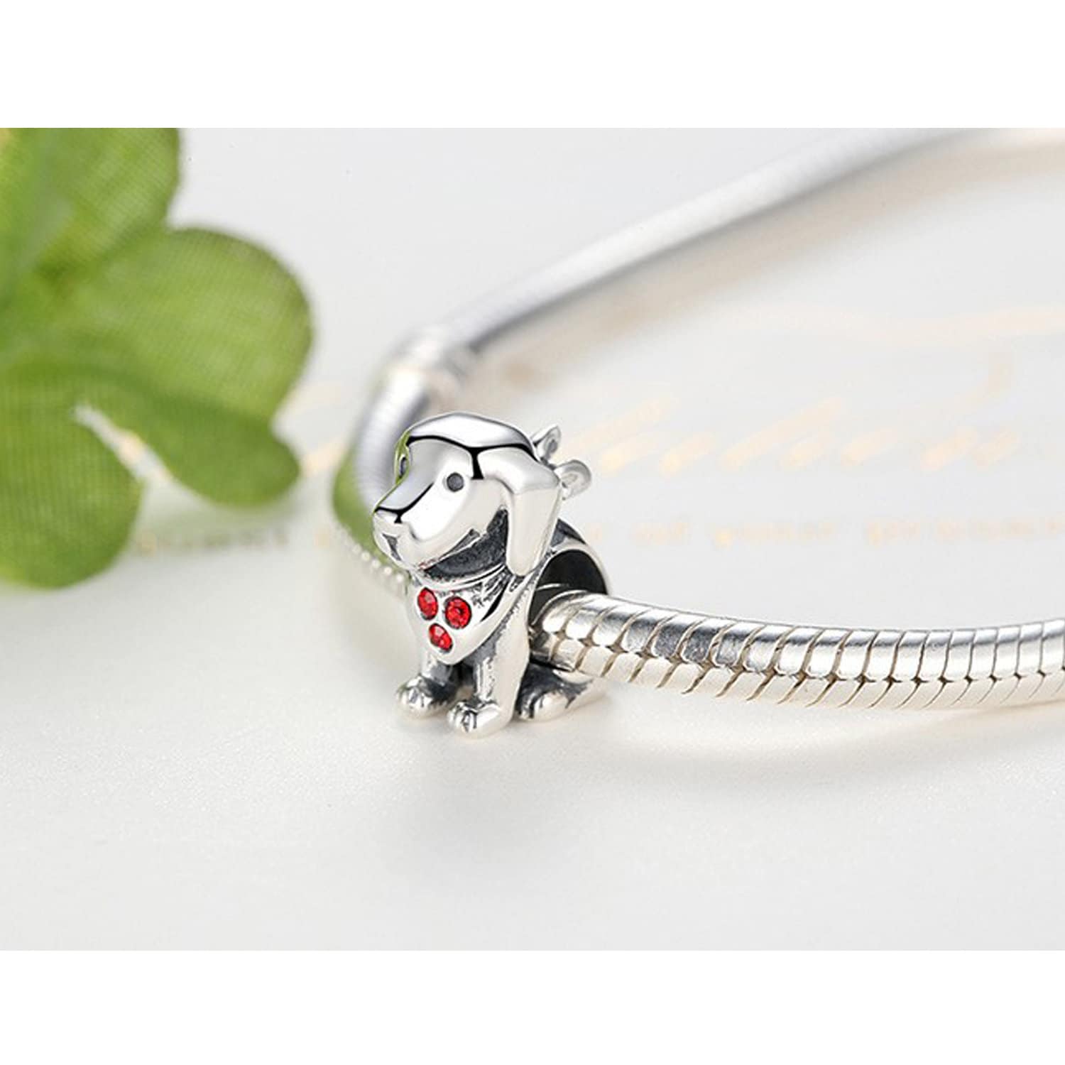 925 Sterling Silver Dog Charm Bead for Charm Bracelet Pendant Etsy Sweden