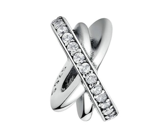 Elegant 925 Sterling Sliver Spacer Bead Charm Fits European Charm Bracelet