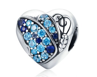 925 Sterling Silver YOU ARE BEAUTIFUL Charm Bead for Bracelet Pendant