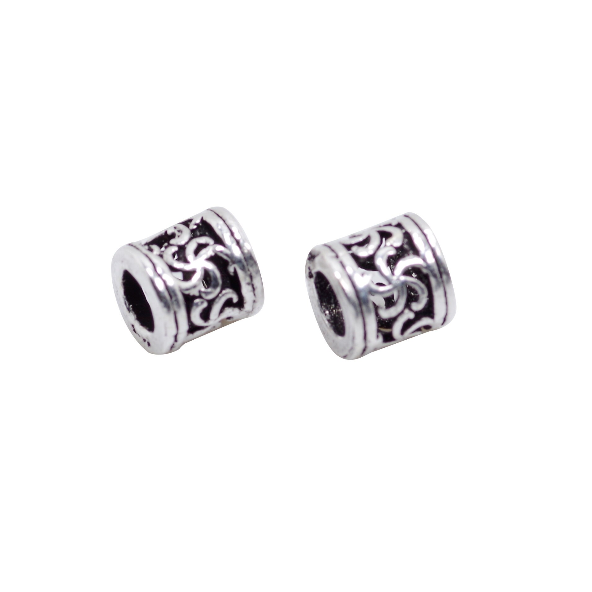 Sterling Silver Tube Spacer Beads 1x10mm for Jewelry Making & Beading Projects