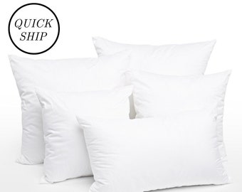 Outdoor Pillow Insert: Mold Resistant Polyester, Down Alternative