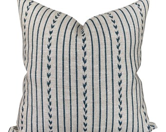 Linen and Cloth Designer Pillows Designer decorative pillow cover Blue