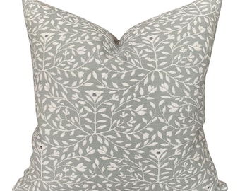 Linen and Cloth Designer Pillows GRAY PILLOWS GREY Throw Pillow Covers