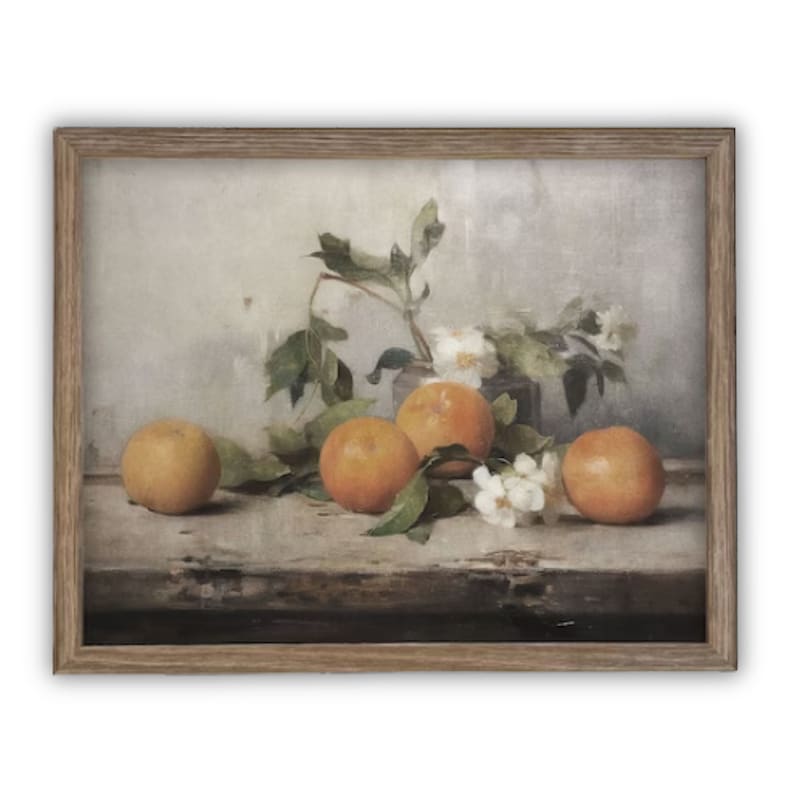 Framed Vintage Fruit Print