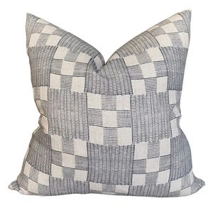 READY TO SHIP Designer Shorto Petrel in Anthracite Pillow Cover