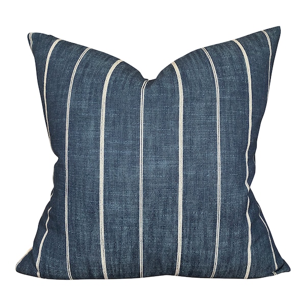 Indigo Throw Pillow Etsy