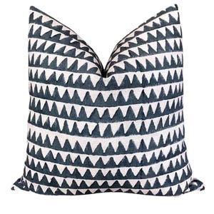 Ready To Ship Designer Walter G Pyramids Slate Pillow Cover