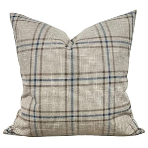 Designer &quot;Beaumont&quot; Plaid Pillow Cover