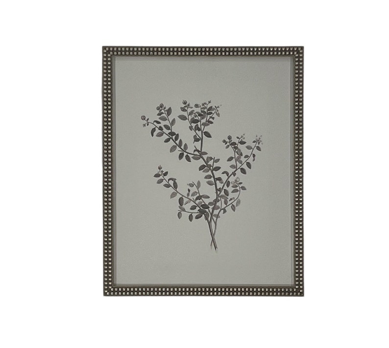 Vintage Framed Canvas Art // Framed Vintage Print // Vintage Etsy