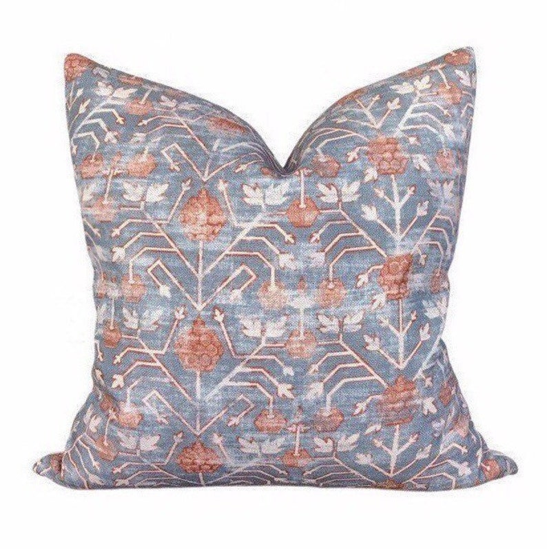 Zak and Fox Khotan Rubia Throw Pillow // Trendy Boho Tribal image 0