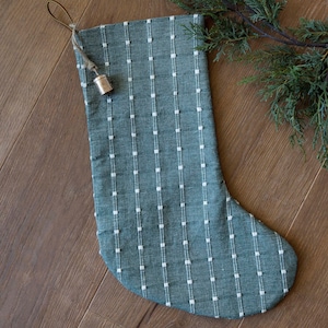 Vintage Inspired Woven Christmas Stockings  | Traditional Christmas Stocking | Modern Farmhouse Christmas Stockings | High End Boutique