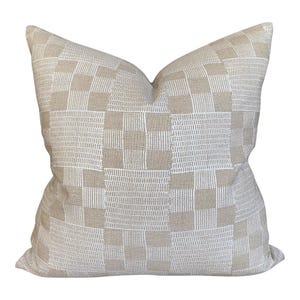 READY TO SHIP Designer "Petrel" in White Pillow Cover