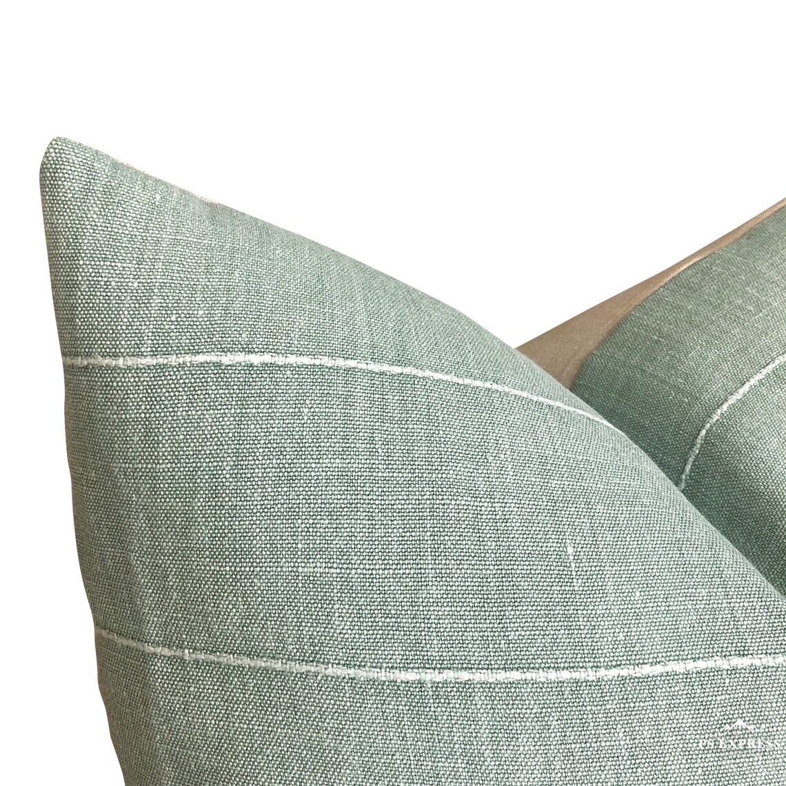 Vintage Sage Green Pillow Cover // Farmhouse Decor Pillow // Etsy