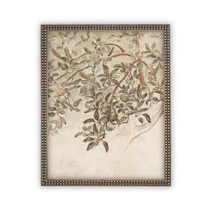 Framed Botanical Sketch Print: Vintage Farmhouse Canvas Art